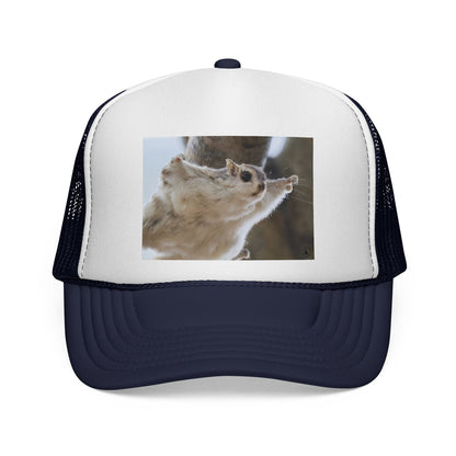Squirrel Photo Trucker Cap - Cute Wildlife Snapback Hat
