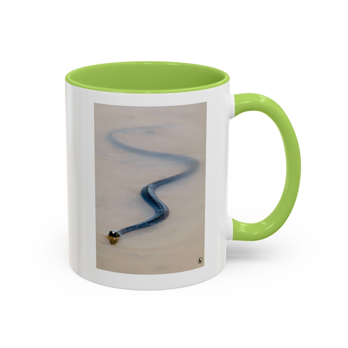 Serpentine Ribbon Snake Coffee Mug — Nature Photography Accent Mug (11/15oz)