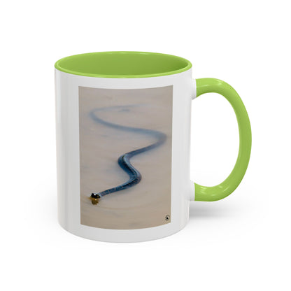 Serpentine Ribbon Snake Coffee Mug — Nature Photography Accent Mug (11/15oz)