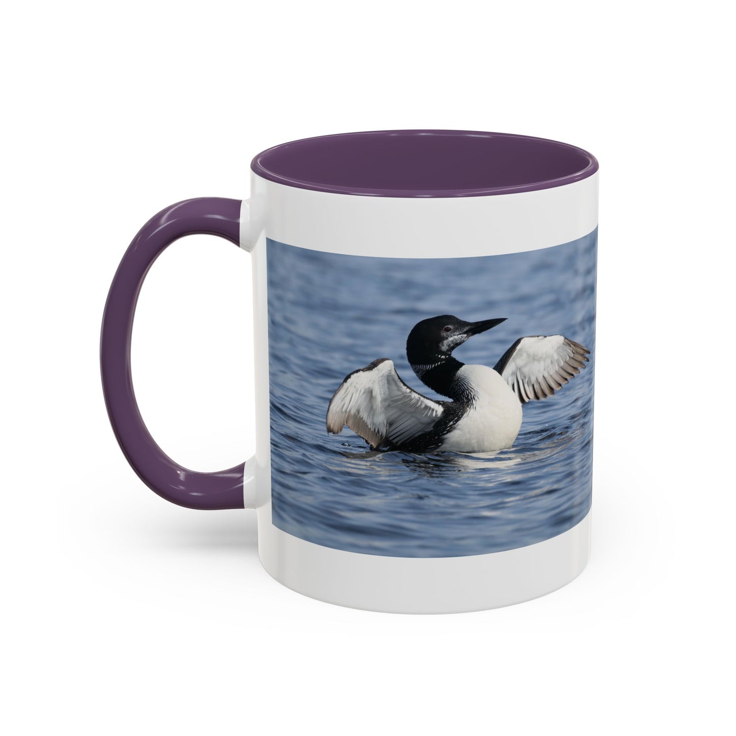 Loon Lake Accent Coffee Mug — Wildlife Photography Bird Mug (11/15oz)