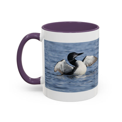 Loon Lake Accent Coffee Mug — Wildlife Photography Bird Mug (11/15oz)