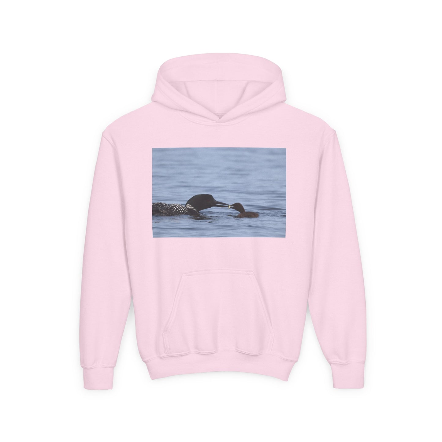 Youth Hoodie with Swimming Otters Photo – Cute River Otter Kids Sweatshirt