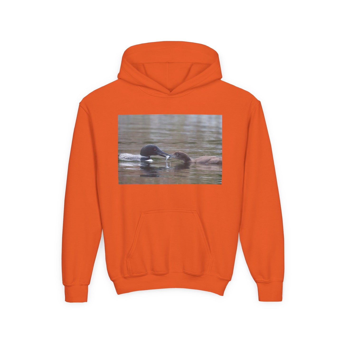Youth Hoodie — Swimming Ducks Nature Photo Sweatshirt