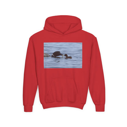 Duck Family Photo Hoodie — Youth Wildlife Nature Hoodie