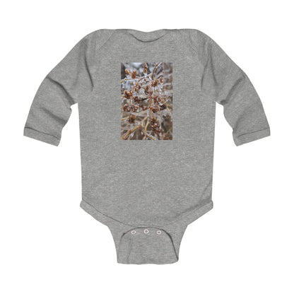 Infant Bodysuit with Frosted Winter Berries Photo Print