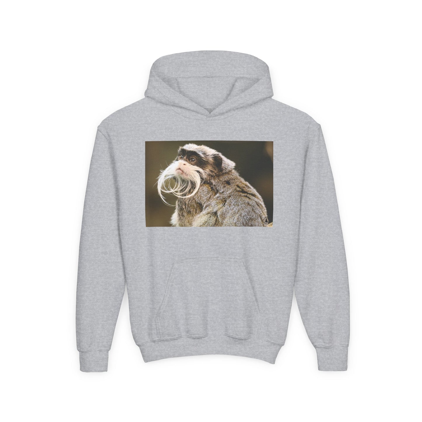 Youth Hoodie with Mustached Tamandua Anteater Photo – Cute Animal Kids Sweatshirt