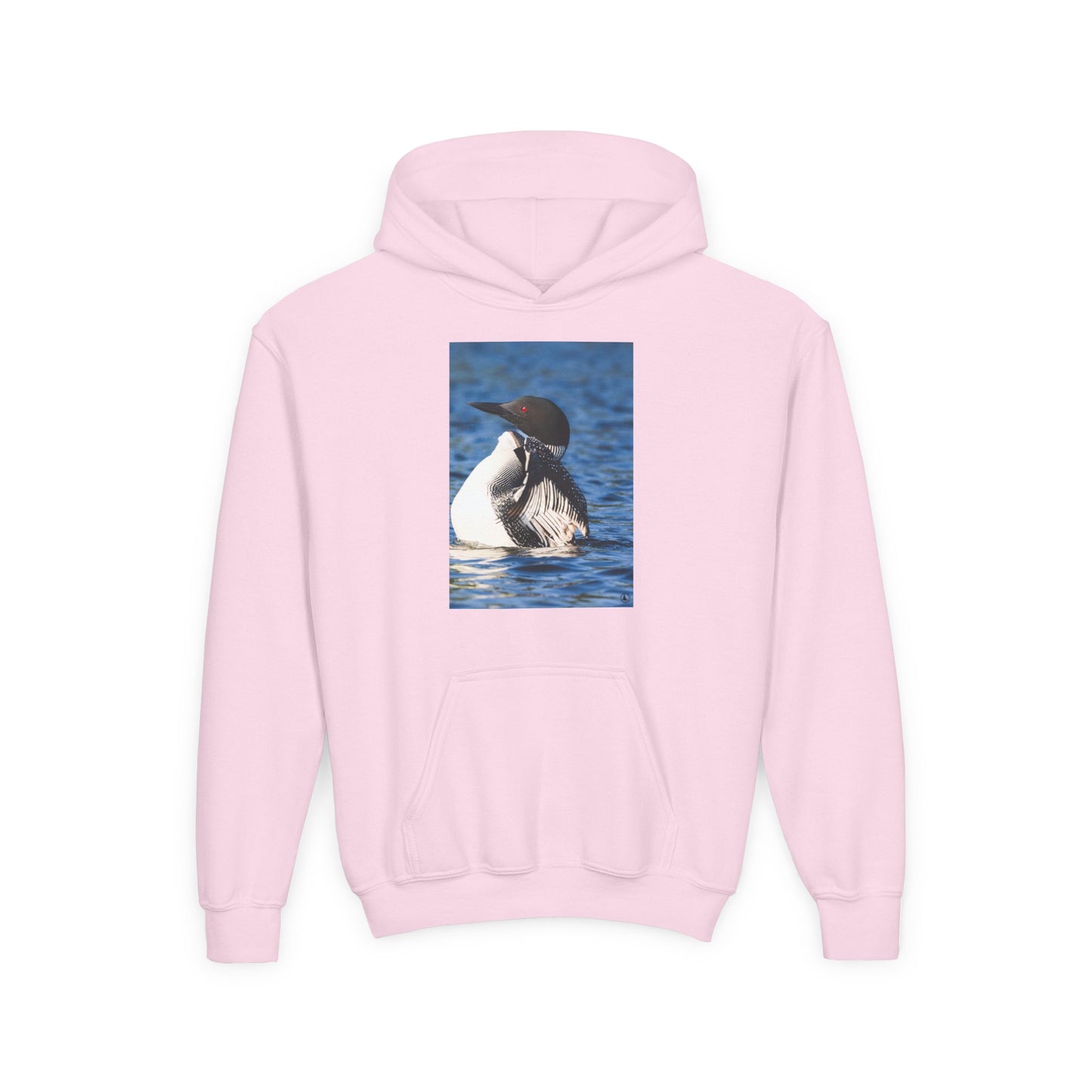 Youth Hoodie with Common Loon Photo – Nature-Lover Kids Pullover