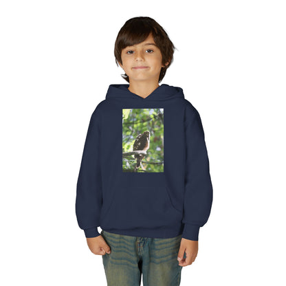 Youth Hoodie — Woodland Sparrow Photo Pullover