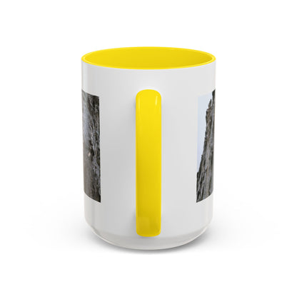 Bluebird in Tree Cavity Accent Coffee Mug — Nature Wildlife Ceramic Mug (11/15oz)