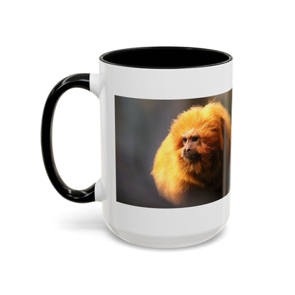Golden Lion Tamarin Coffee Mug — Cute Exotic Monkey Accent Mug (11/15oz)