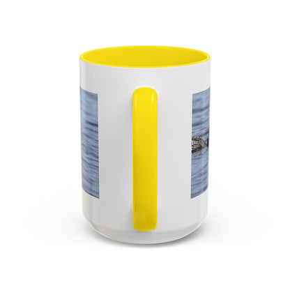 Loon Family Accent Coffee Mug — Scenic Lake Bird Photography (11/15oz)