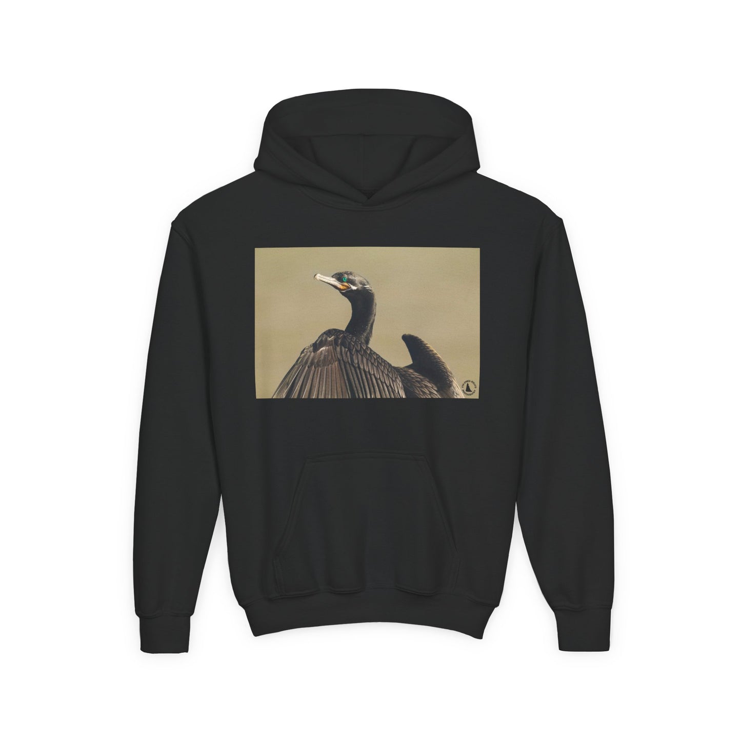 Cormorant Bird Photo Hoodie | Wildlife Photography Kids Sweatshirt
