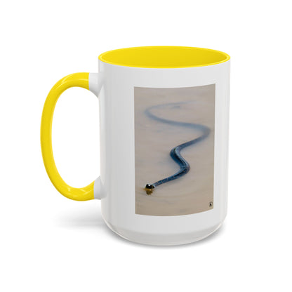 Serpentine Ribbon Snake Coffee Mug — Nature Photography Accent Mug (11/15oz)