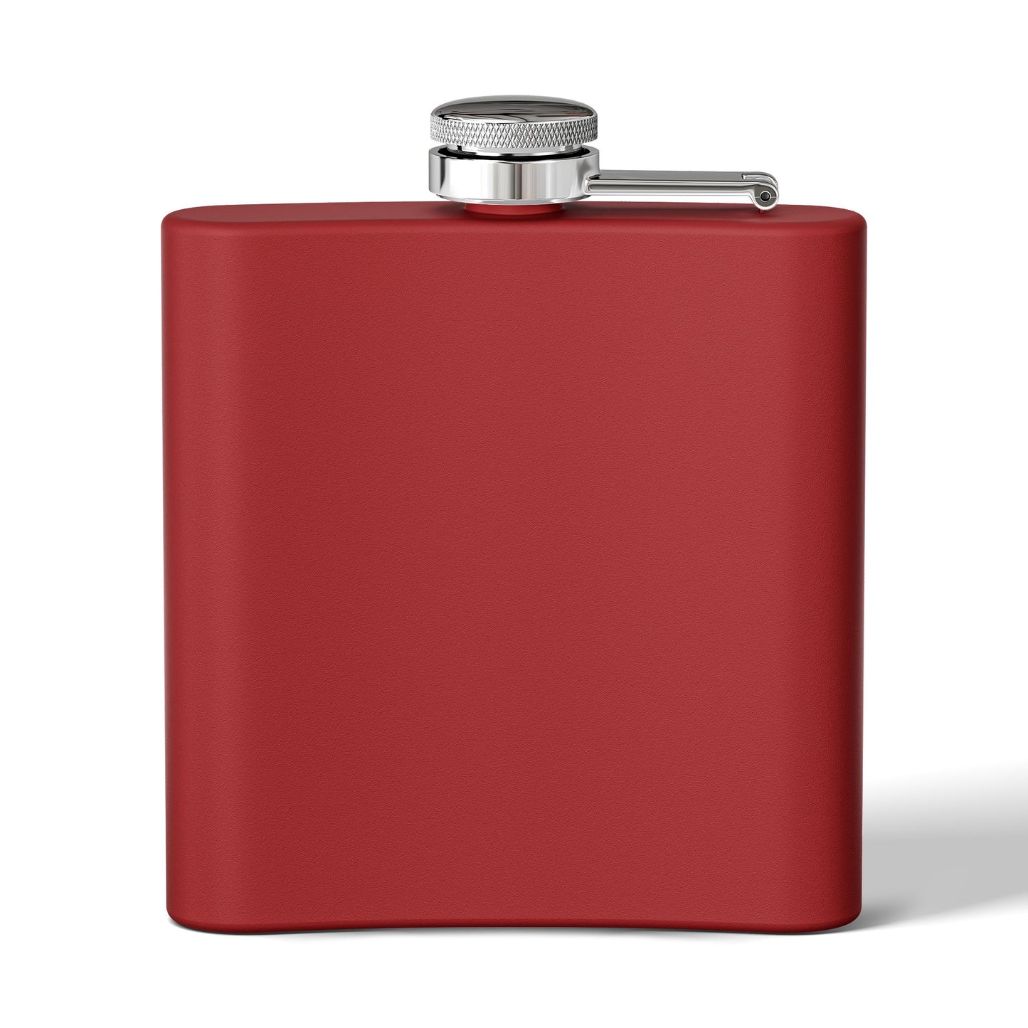 6oz Mountain Landscape Stainless Steel Flask – Snowy Peaks Photo Hip Flask