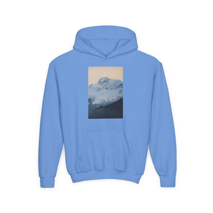 Mountain Mist Youth Hoodie – Snow Peak Graphic Pullover