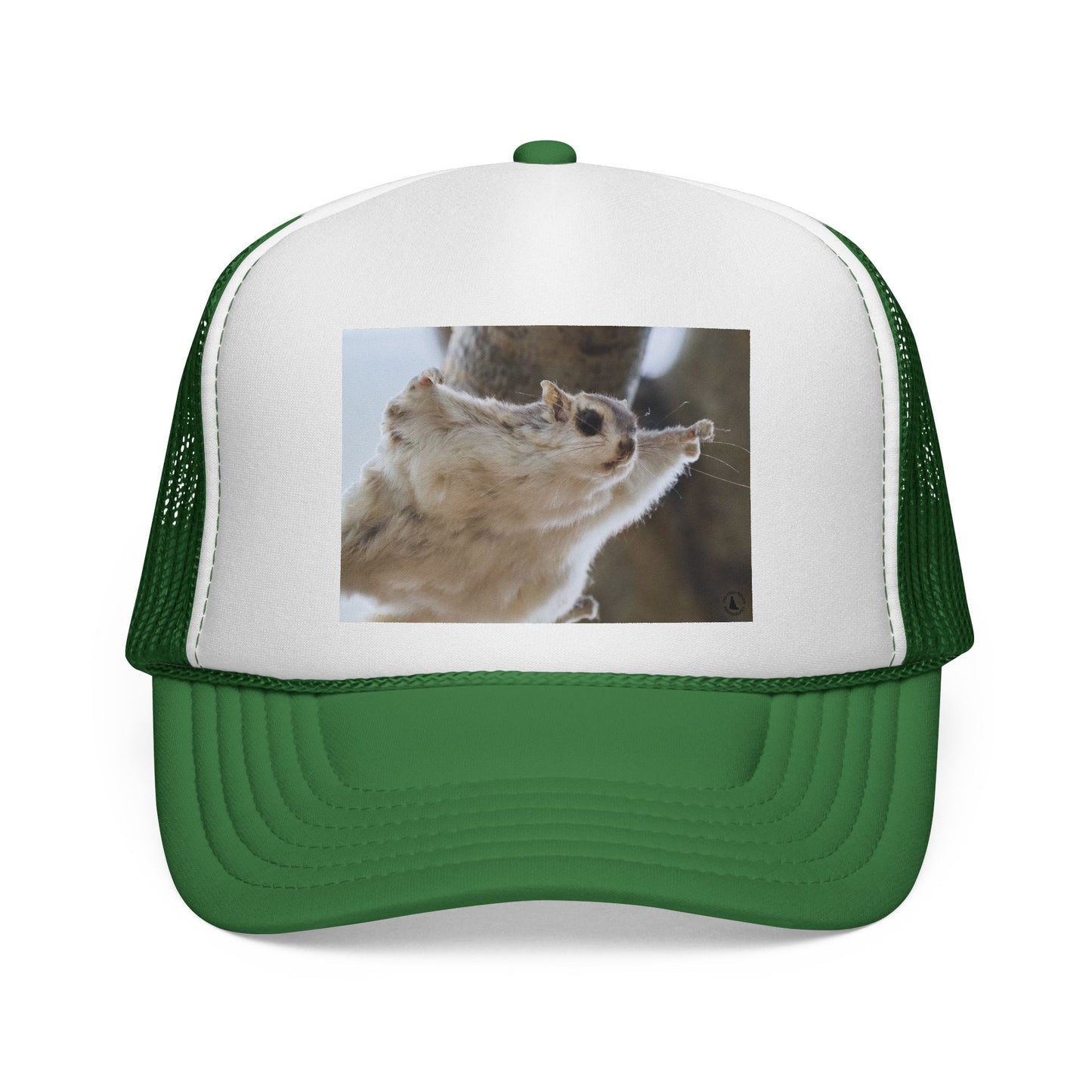 Squirrel Photo Trucker Cap - Cute Wildlife Snapback Hat