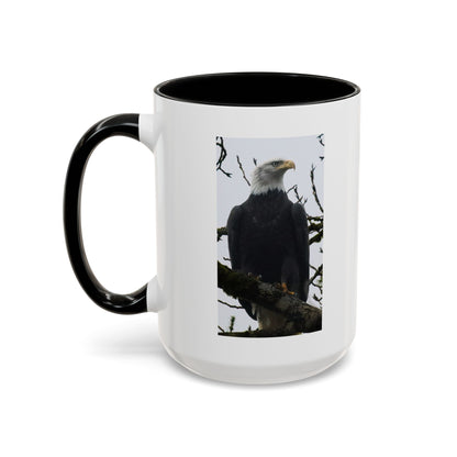 Bald Eagle Accent Coffee Mug – Patriotic Wildlife 11/15oz