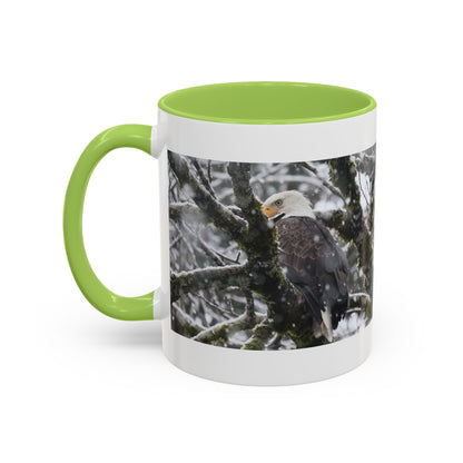 Bald Eagle Winter Photo Coffee Mug — 11/15oz Accent Mug