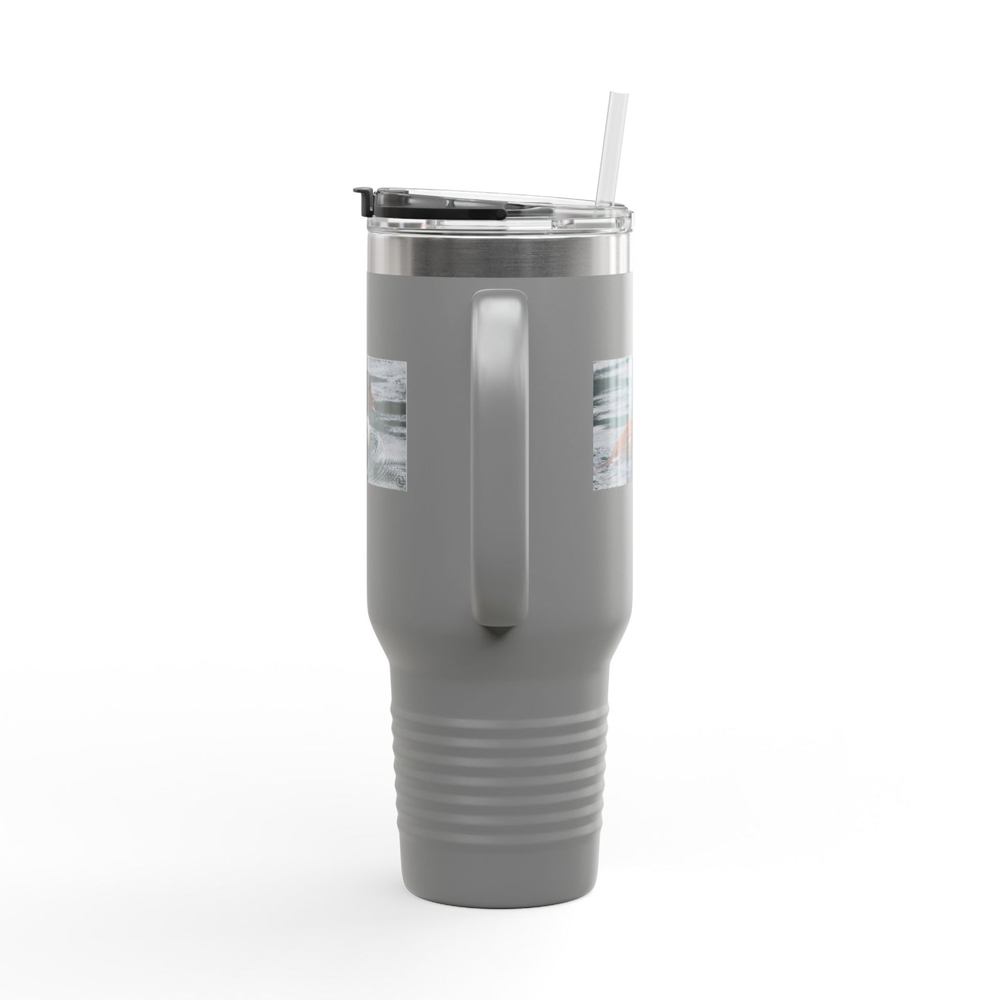40oz Insulated Travel Mug with Duck Photo – Thermal Tumbler for Birdwatchers & Outdoor Lovers
