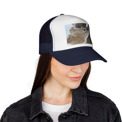 Squirrel Photo Trucker Cap - Cute Wildlife Snapback Hat