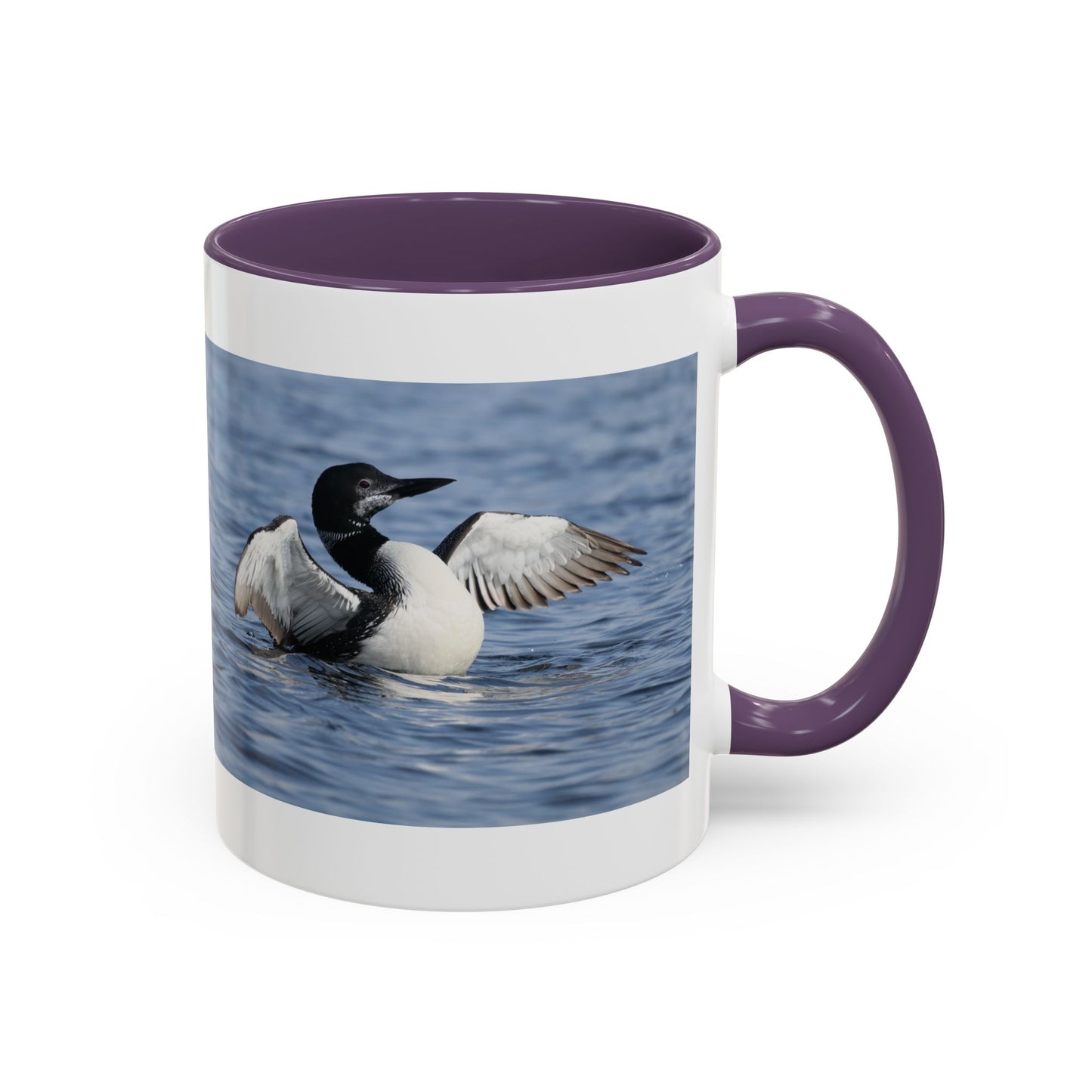 Loon Lake Accent Coffee Mug — Wildlife Photography Bird Mug (11/15oz)