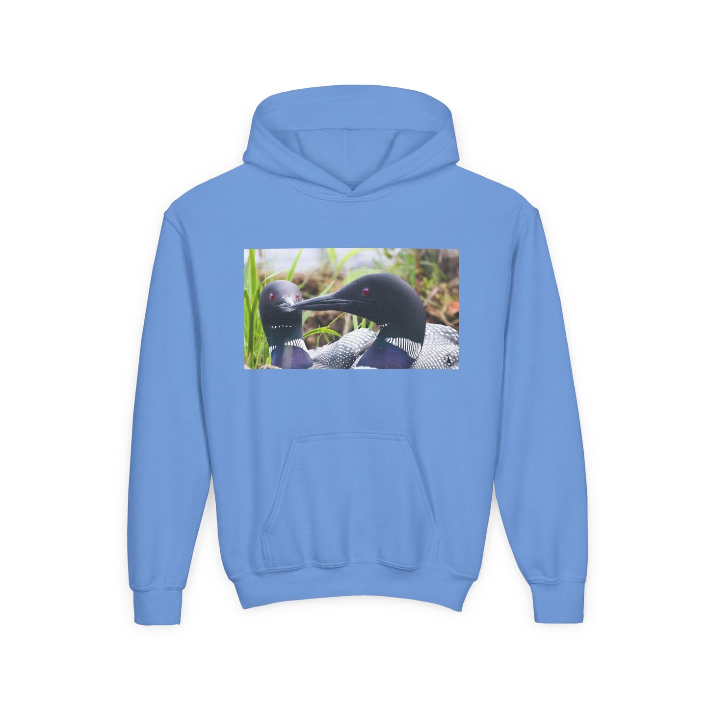Youth Hoodie — Realistic Waterfowl Duck Photo Print
