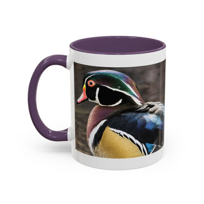 Wood Duck Accent Coffee Mug — Colorful Waterfowl Photo Mug (11/15 oz)