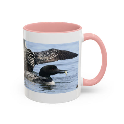 Common Loon Accent Coffee Mug – Wildlife Photography Bird Lover Gift (11/15oz)