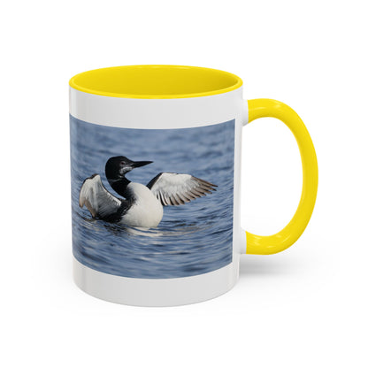 Loon Lake Accent Coffee Mug — Wildlife Photography Bird Mug (11/15oz)