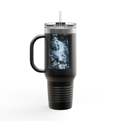 40oz Insulated Travel Mug with Waterfall Photo