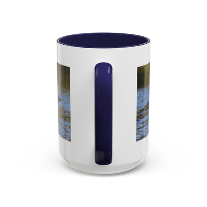 Loons in Flight Accent Coffee Mug — Wildlife Bird Photography Drinkware
