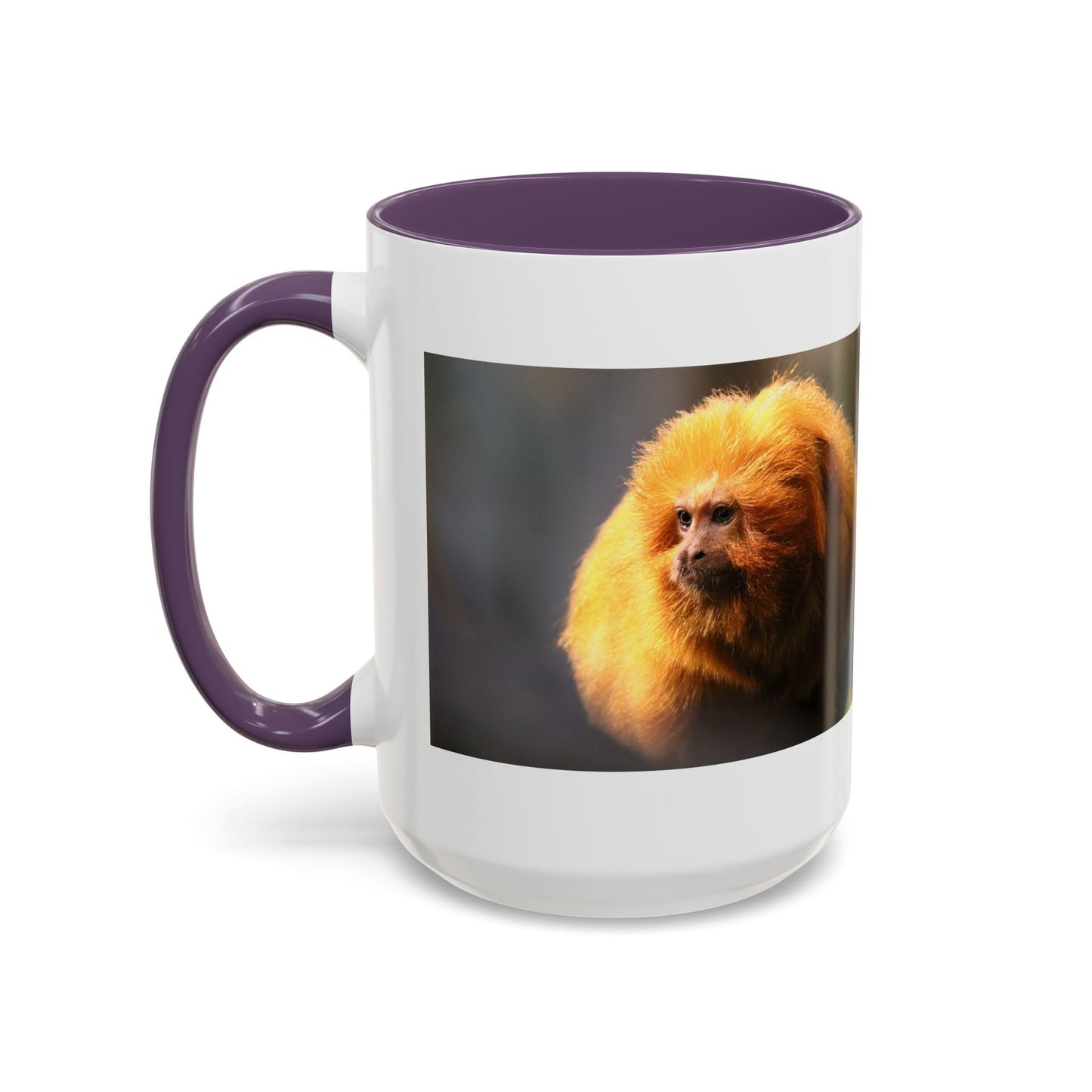 Golden Lion Tamarin Coffee Mug — Cute Exotic Monkey Accent Mug (11/15oz)