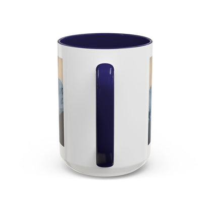 Mountain Sunrise Accent Coffee Mug — Scenic Snow Peak Photo (11/15oz)