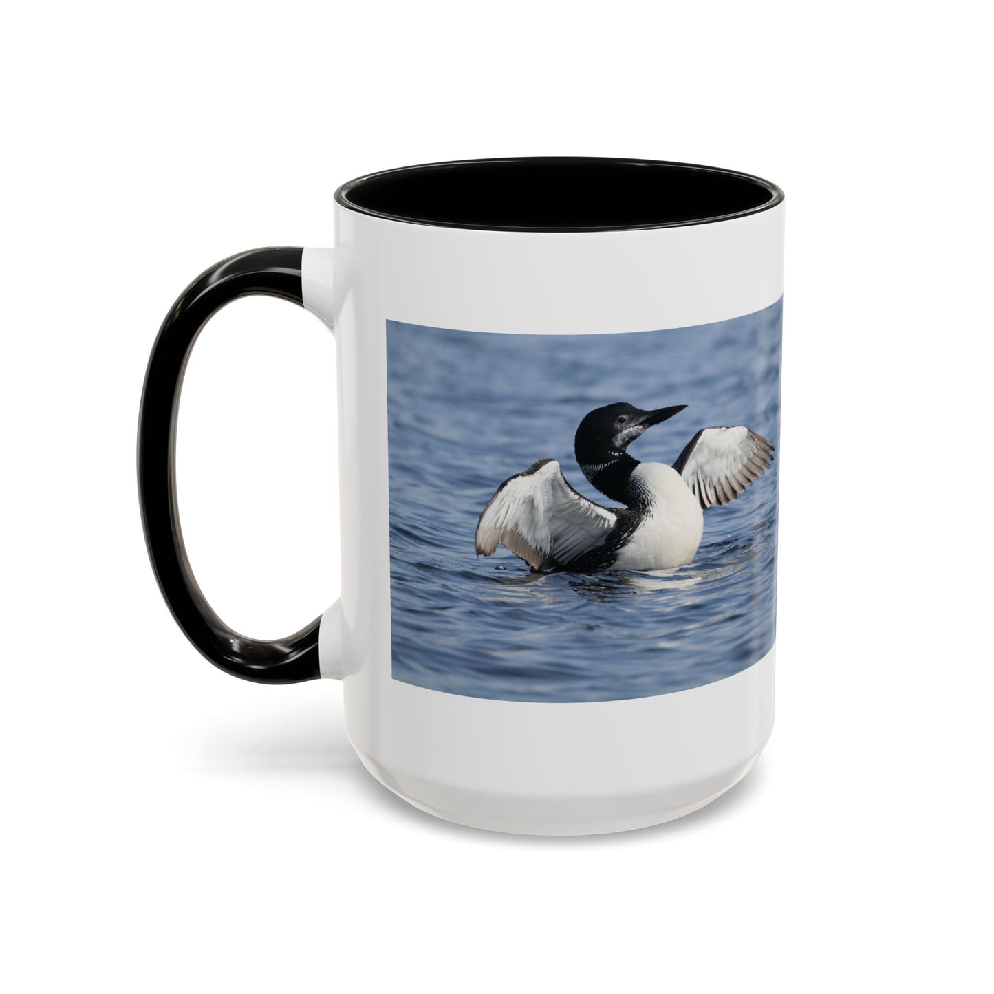 Loon Lake Accent Coffee Mug — Wildlife Photography Bird Mug (11/15oz)