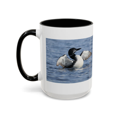 Loon Lake Accent Coffee Mug — Wildlife Photography Bird Mug (11/15oz)