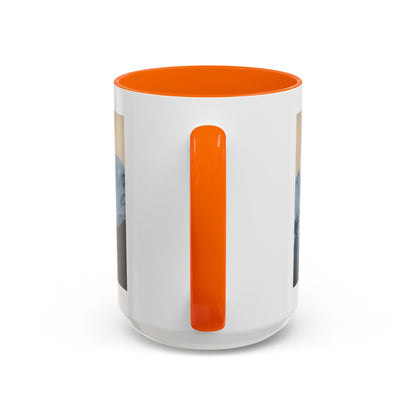 Mountain Sunrise Accent Coffee Mug — Scenic Snow Peak Photo (11/15oz)