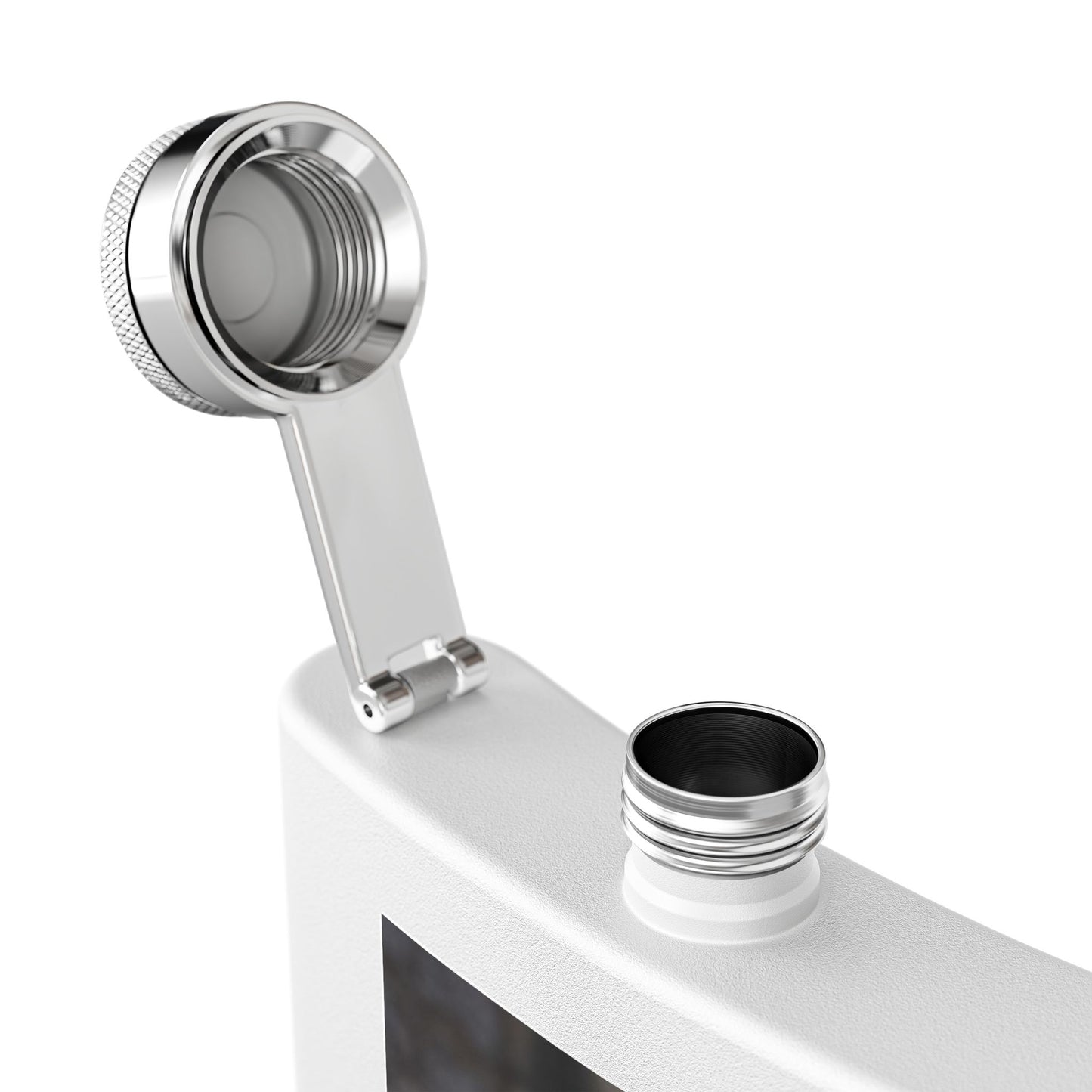 Penguin Portrait Flask — 6oz Stainless Steel Hip Flask