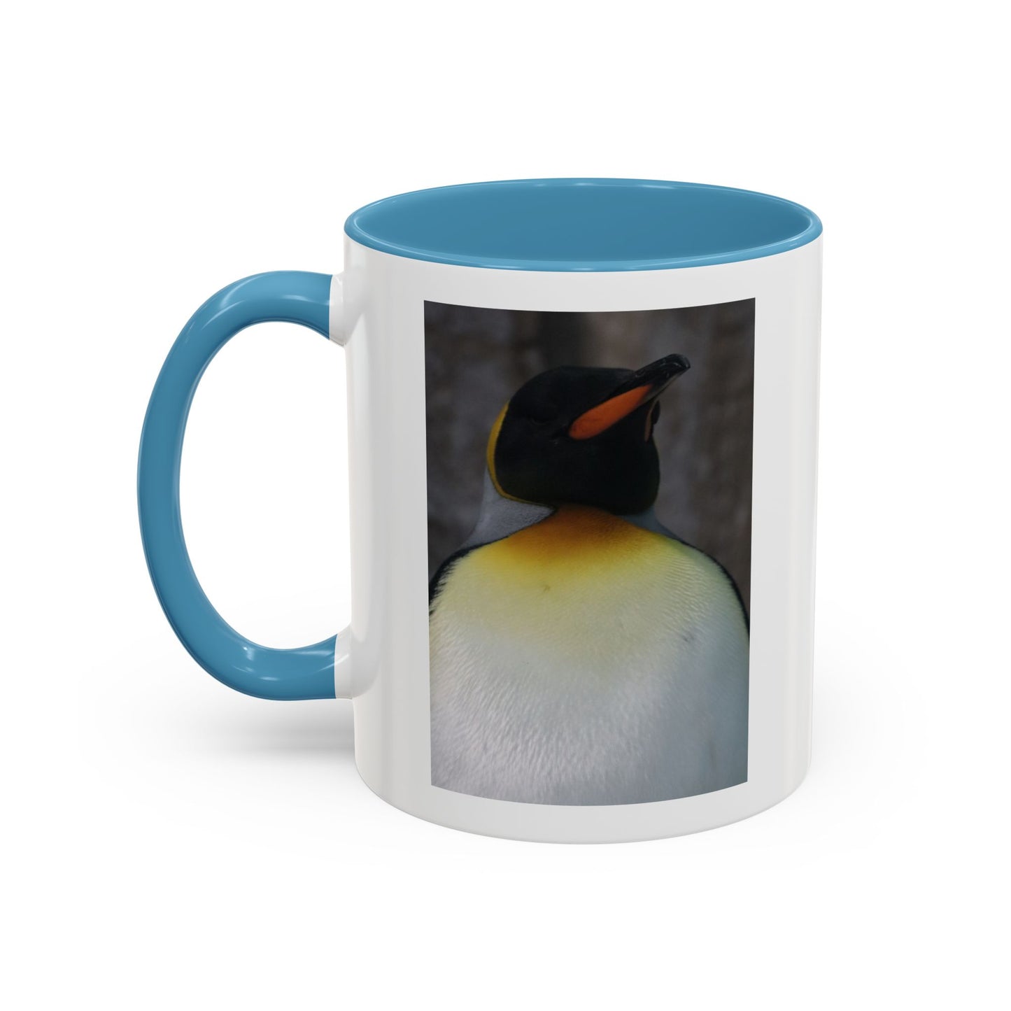 King Penguin Photo Coffee Mug — Cute Wildlife Accent Mug (11/15oz)