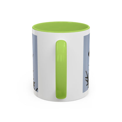 Songbird Silhouette Accent Coffee Mug — Black Interior 11/15oz
