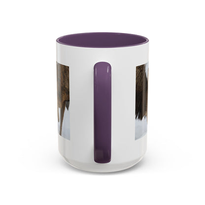Deer Antler Clash Coffee Mug — Rustic Wildlife Accent Mug (11/15oz)