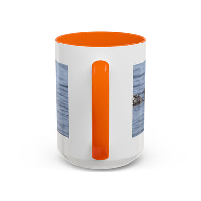 Loon Family Accent Coffee Mug — Scenic Lake Bird Photography (11/15oz)