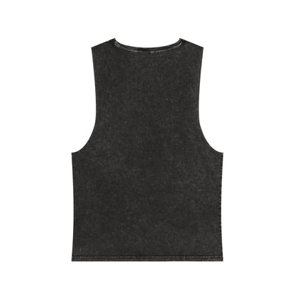Cormorant Portrait Tank Top — Coastal Bird Photography Stonewash Tank