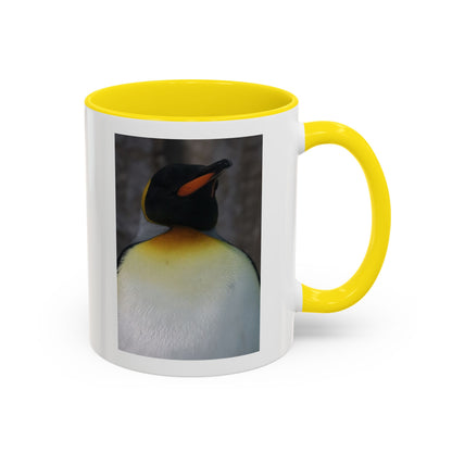 King Penguin Photo Coffee Mug — Cute Wildlife Accent Mug (11/15oz)