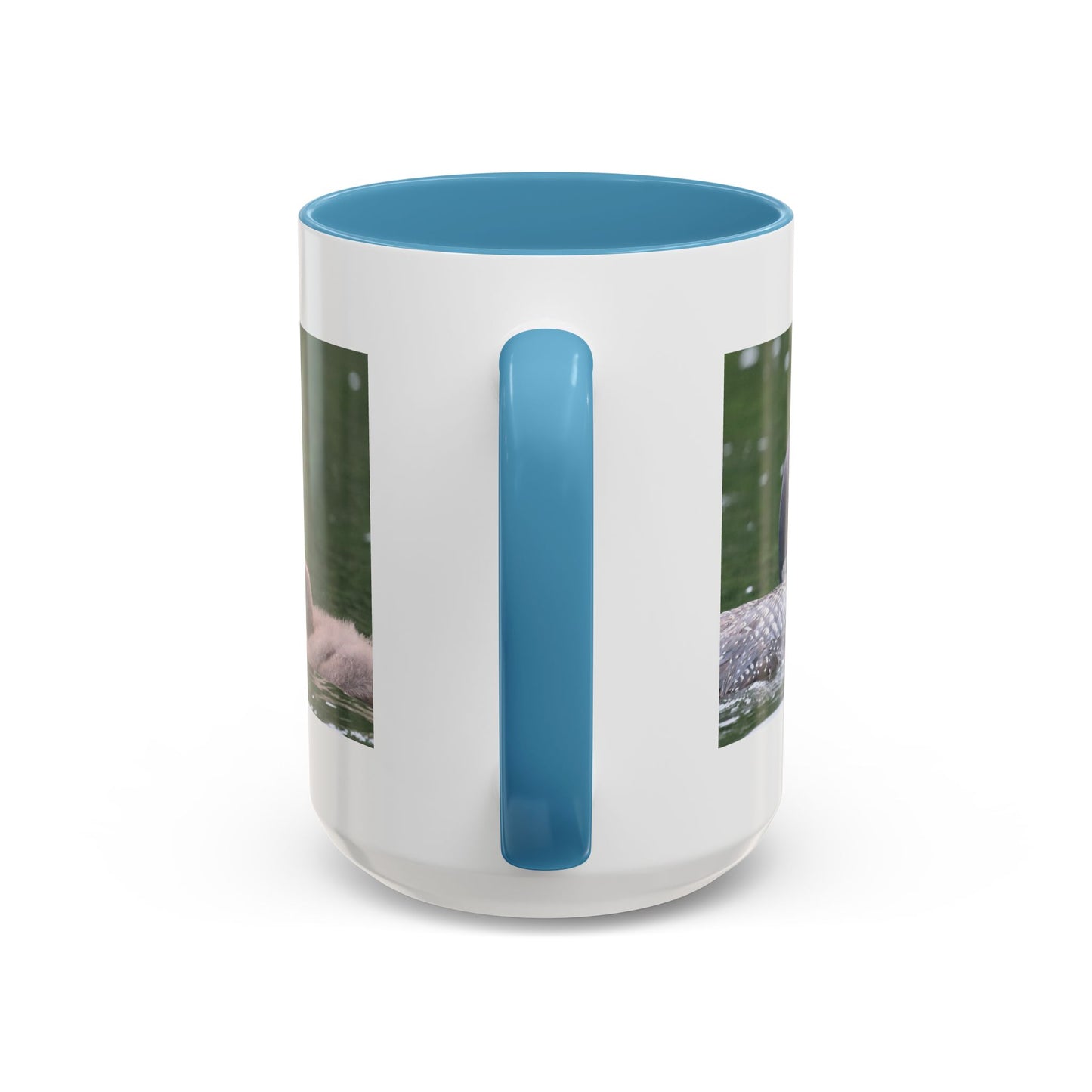 Loon Family Accent Coffee Mug – Wildlife Photo Tea Mug (11/15 oz)