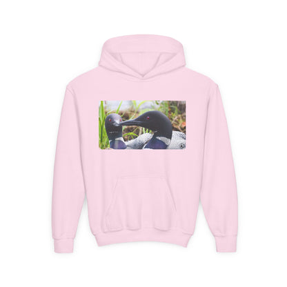 Youth Hoodie — Realistic Waterfowl Duck Photo Print