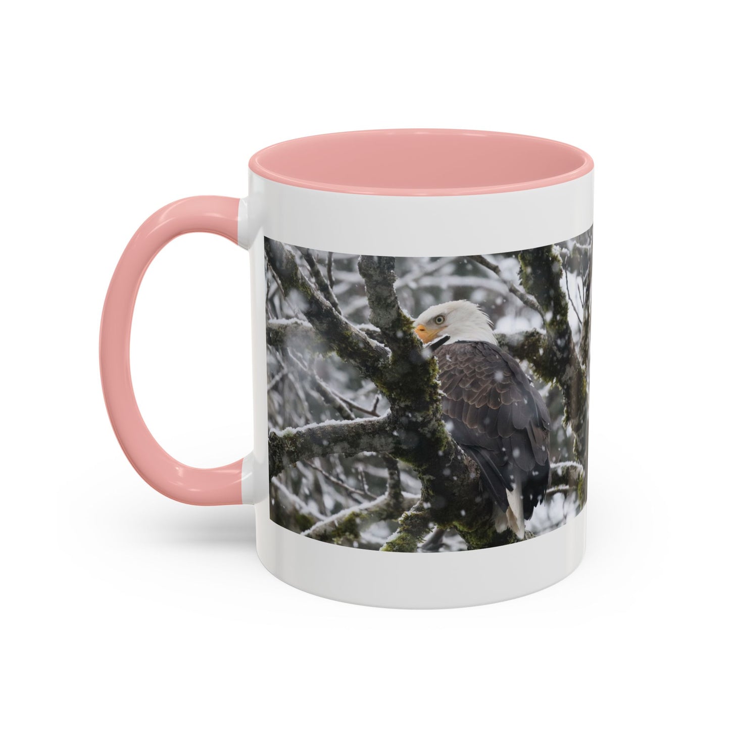 Bald Eagle Winter Photo Coffee Mug — 11/15oz Accent Mug