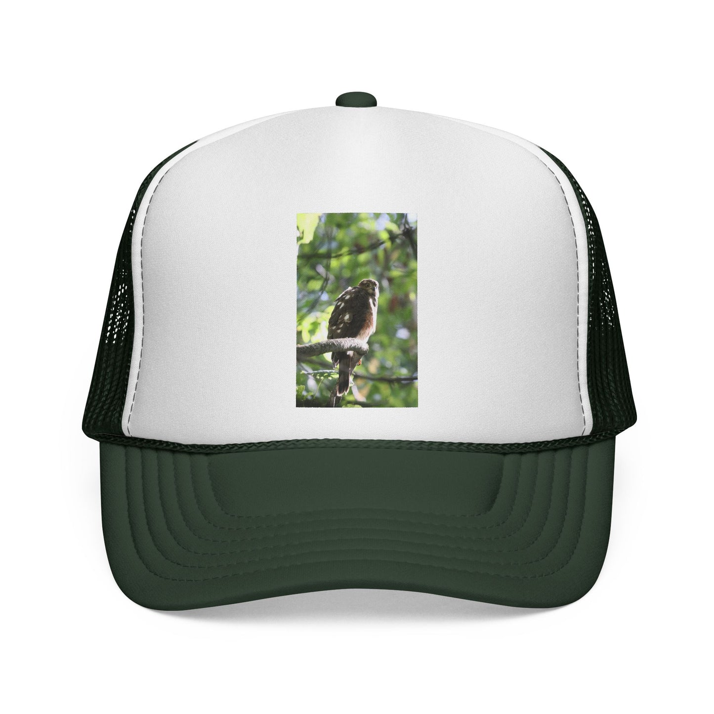 Bird Photography Trucker Cap – Perched Owl Nature Hat