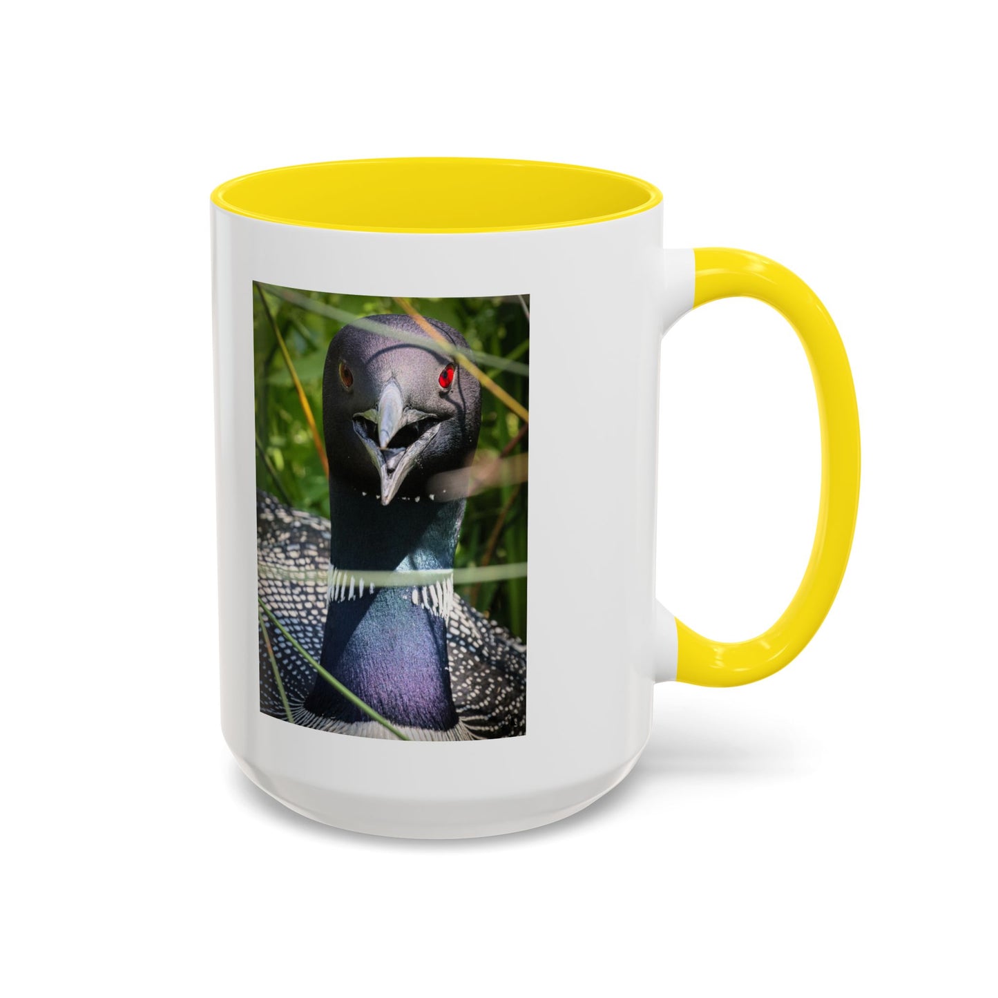 Common Loon Photo Accent Coffee Mug (11/15oz)