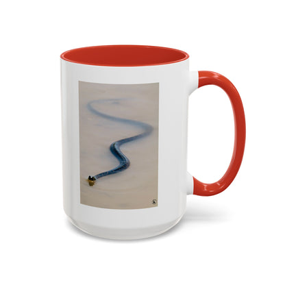 Serpentine Ribbon Snake Coffee Mug — Nature Photography Accent Mug (11/15oz)