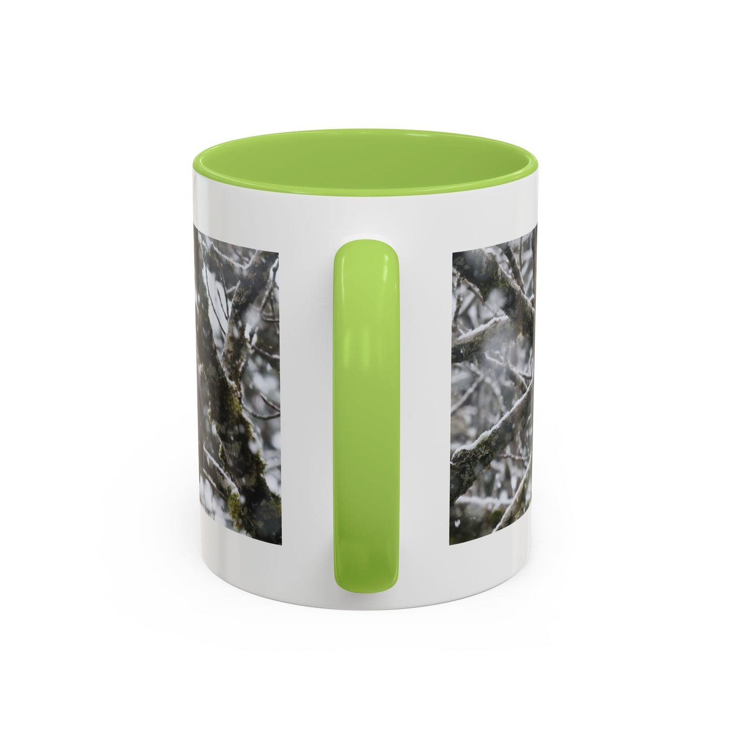 Bald Eagle Winter Photo Coffee Mug — 11/15oz Accent Mug